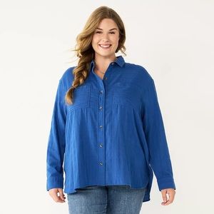 Sonoma Goods For Life® Relaxed Button Down Shirt